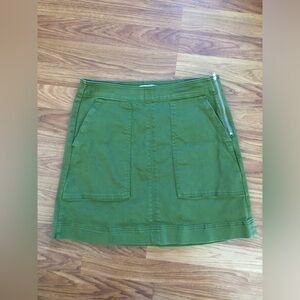 Green Denim Mini-skirt, Free Assembly